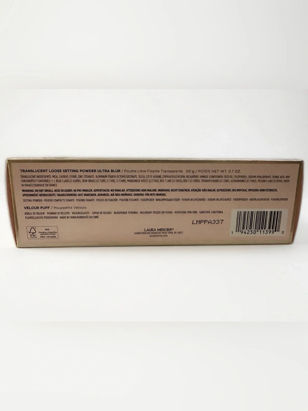 Laura Mercier Translucent Loose Setting Powder & Puff - Ultra-Blur Translucent